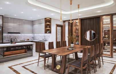 Bộ bàn ăn gỗ óc chó 8 ghế có giá bao nhiêu